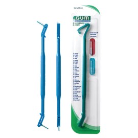 선스타검 GUM 검 손잡이 향균 치과 치간칫솔 핸들 605 6개입 12개입 24개입 GUM Antibacterial Dental Interdental Brush Handle with Gum Handle 605, 6-Pack, 12-Pack, 24-Pack