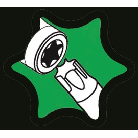 BONDHUS Torx® L-Wrench Short T60 [Short Hand: 2.2 inches (56 mm), Long: 4.1 inches (105 mm), Black Dyed TLS60 No.31760