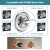 Ultrimkit 5" Dual Shower Faucet Compatible with 13/14 Series Tub