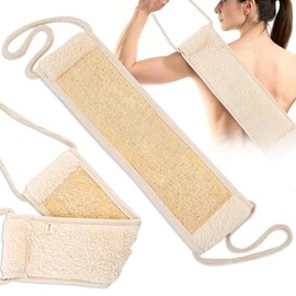 Chakra Guante exfoliante de fibra para la espalda - Guante de masaje de limpieza profunda para una piel suave, accesorio esencial para el baño y el sp