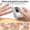 Electric Nail Clippers, 3 in 1 Automatic Cutting and Grinding