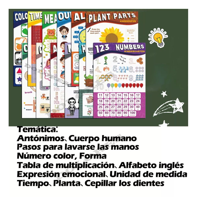 Dolores Set Juguetes Educativos Niños Dibujo Aprendizaje Montessori