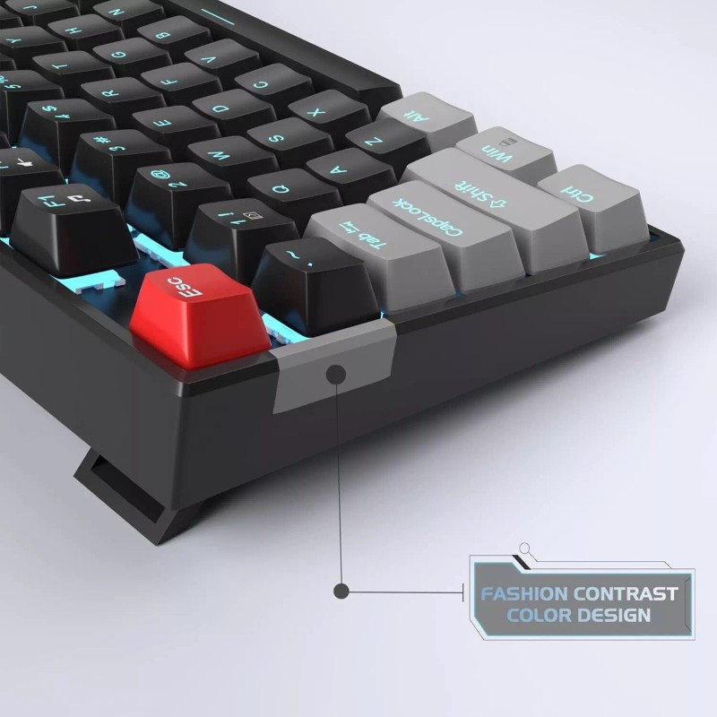 Magegee Mk Star Mechanical Keyboard Black Grey Red Switch Rgb