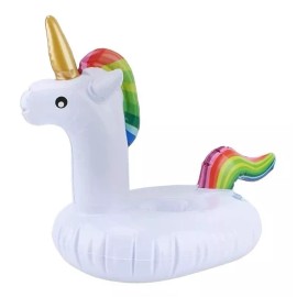 KFMX 3 Porta Vasos Inflables Surtido Verano Palmera Flamingo Dona