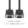 DTECH RS232C Serial Cable, 2m Straight Cable Male to Male