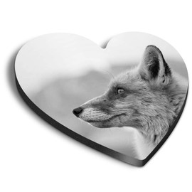 1 x Heart MDF Magnets - Wildfox Nature Wildlife 38710