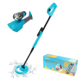 ALLOSUN Metal Detector for Kids with Waterproof 6" Search Coil, Adjustable 31.1"-40.2" Metal Detectors with Flashlight for Night Exploration TS20A (Blue)