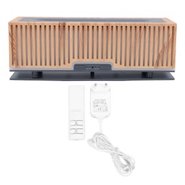 200ml Flame Diffuser Humidifier Desktop Air Aroma Essential Oil Diffusers Aromatherapy Diffuser with Timer Function EU Plug