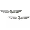 1clickautoacc 3D CHROME ABS BIRD EAGLE WINGS CAR TRUCK EMBLEM