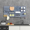 VEOFEMLEA Pegboard Combination Kit, 8 Peg Boards and 30 Accessories
