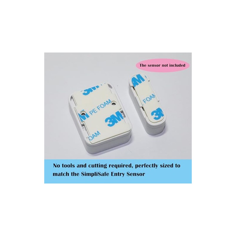 Replacement Adhesive for SimpliSafe Entry Sensors, Pre-Cut, Easy to Install,