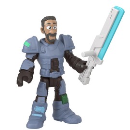 Replacement Part for Imaginext Playset Inspired by Lightyear Jr. ZAP Patrol - HGT27 ~ Replacement Poseable Articulated Mo Morrison Figure with Laser Weapon