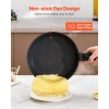 17-Piece Black Granite Nonstick Cookware Set Detachable Handle Space-Saving Induction