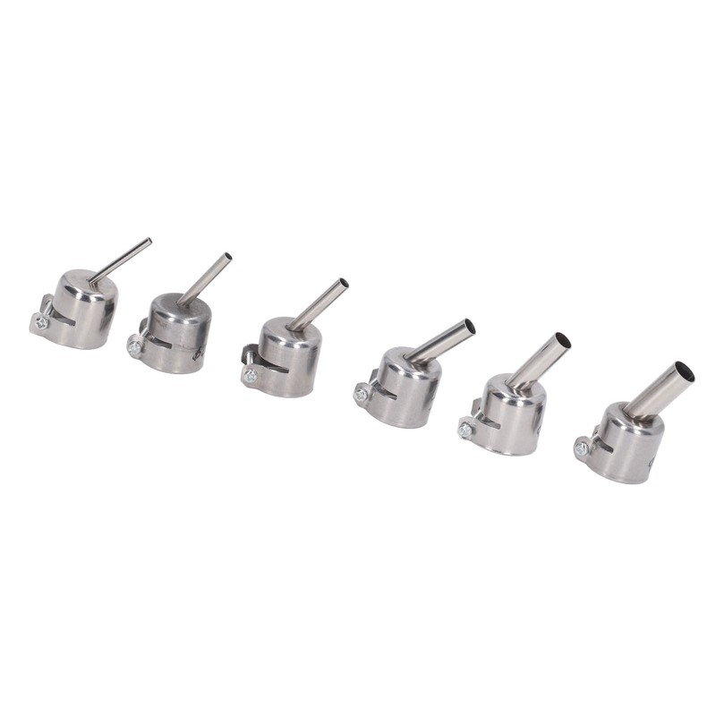 6Pcs 850 Heat Gun Nozzle Kit Aluminum Alloy 3 4
