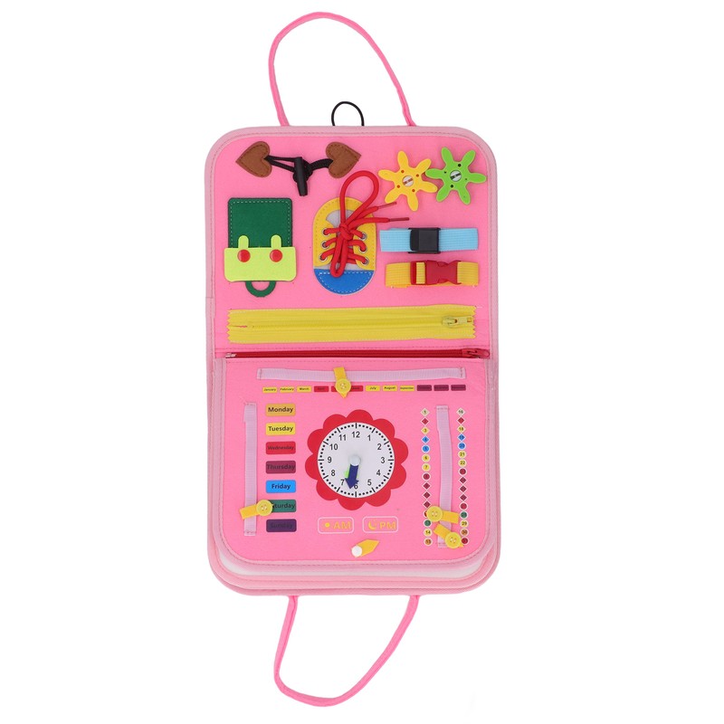Toddler Skill Board Rich Contents Hand Eye Coordination Different Levels