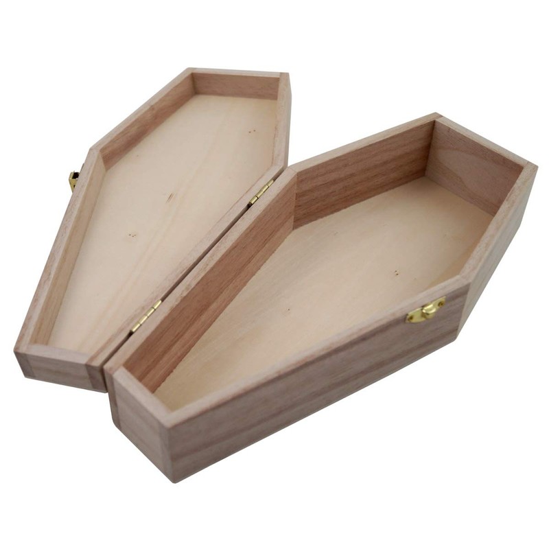 PrimoLiving petbye Wooden Small Animal Coffin Natural - Size M