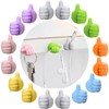 AELITOK 16Pcs Creative Silicone Thumb Wall Hook - Multifunction Adhesive