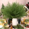 Sinmoe 80 Pcs Christmas Large Artificial Pine Needles Glitter Artificial