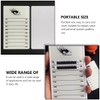 PACKOVE Acrylic Eyelash Display Board 2 Pcs Double Layer Lash