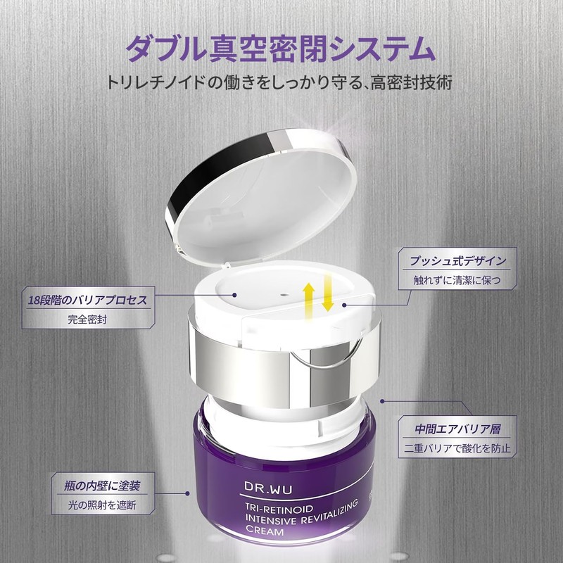 DR.WU Triretinoid 0.8% Intensive Revitalizing Retinol Beauty Cream, Retinal, Night