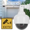 Fake Camera Waterproof Realistic Dummy Surveillance Security Cam with Flashing