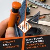 THORVALD New 2-in-1 Carpenter Pencils with Finger Grip for Carpenter