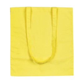 eBuyGB Pack of 10 Cotton Shopping Canvas and Beach Tote Bag 42 cm, Yellow