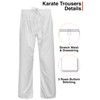 DUASASH Karate Gi Pants for Adult Martial Arts Pants Student