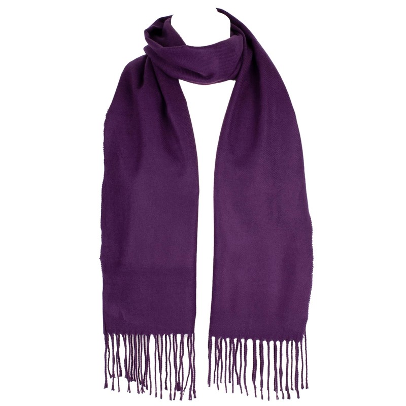 Hat To Socks Super Soft Classic Plain Winter Scarf for