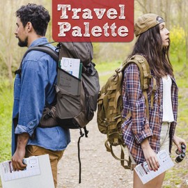 5 Pack Watercolor Palette, Halobios Paint Palette with 20-Well and 5 Mixing Areas, Folding Paint Tray with Lid, Plastic Painting Palette for Kids Beginners Artists