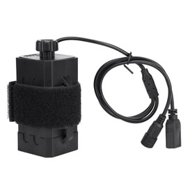 Fauitay DIY 12v Battery Power Box Battery Pack 11×8×7 Waterproof Battery Pack case House Cover USB dc Double Interface for Bike lamp