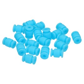 QUARKZMAN RC Anti-Vibration Rubber Balls for RC F4 F7 Flight Controller Gimbal M3.5 x 13 mm Shock Absorption Balls, RC Models DIY Drone Accessories (Blue) Pack of 36