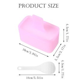 Musubi Mold,3 Pack Onigiri Mold,Musubi Maker Kit,Ball Rectangle Thousand Layer Sushi Maker,Home DIY Sushi(with 3 Rice Ladles)