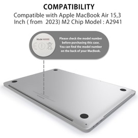 MyGadget Magnetic Blue Light Film [Matte] Compatible with Apple MacBook Air 15.3 Inch [Model A2941-2023 M2 | A3114 M3] - Removable Blue Light Filter