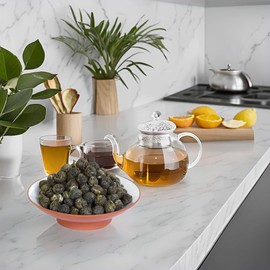 GOARTEA 30pcs 8g Premium Grade Jasmine Pearls Tea Jasmine Tea Loose Leaf Jasmine Green Tea Chinese Jasmine Dragon Pearls Tea