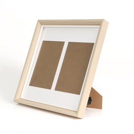 Rieibi Wooden Photo Frame 4x6 6 Inch Hanging on Wall or Table Memorial Wall Mount and Desktop Frame for Wall and Table Decoration