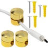 Cable Anchors for Desk Organization, 3 Pack Sturdy Aluminum Wire