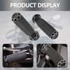 Motorcycle Black Hand Grips - 1 Inch Handlebar Grips Universal