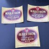 Marathon Old Lager 3- Marathon Superfine Old Lager Beer Labels
