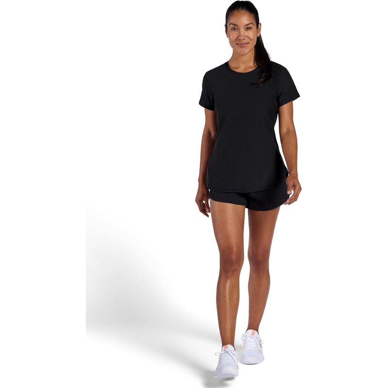 Head - Playera de Cuello Redondo para Mujer, Ajuste Entallado,