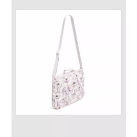 Vera Bradley Ultralight Laptop Workstation Crossbody Tonal Chrysanthemums Bag