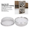 2Pcs RV Water Heater Vent Cover Stainless Steel 2.8in Flying