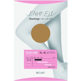 Piedo FreeFit Relaxed Pantyhose, Large Size (L, LL, 3L, 4L, 5L, 6L, 7L, 8L, 9L, 10L) -