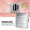 Stainless Steel Air Vent Duct Grill Square Air Outlet Extractor