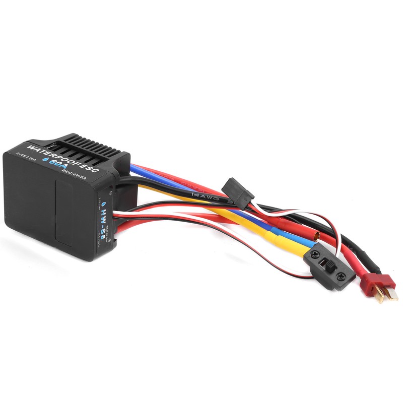 RC 60A Brushless Electronic Speed Controller ESC for 1/8 1/10