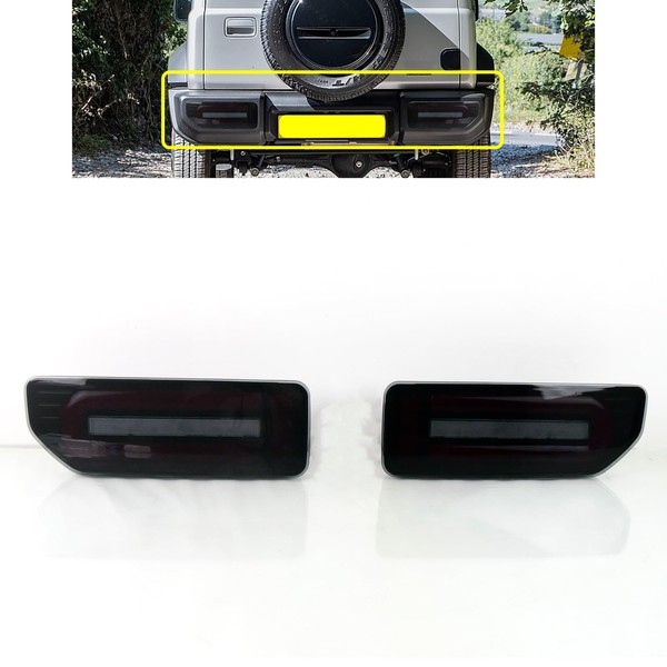 ECAHAYAKU LED Rear Bumper Reflector Light Fit For Suzuki Jimny