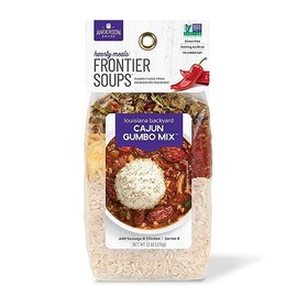 Frontier Soups Hearty Meals louisiana backyard Cajun Gumbo, 13 oz, 2 pk
