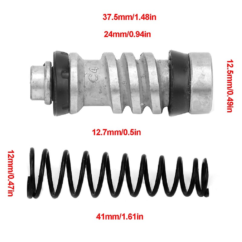 RANNYY Brake Master Piston, 12.7mm Motorcycle Clutch Brake Master Cylinder