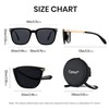 Cyxus 2024 Folding Sunglasses Polarized Lens UV 400 Protection Shade
