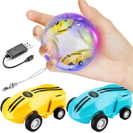 OBEST 360 Degree Rotating Stunt Car, Mini High Speed Stunt Car, Compact, Curved Driving, Pocket Car, RGB Light, USB Charging, Anti-Gravity Design Toy, Car, Electric Stunt Dump Toy Car, For Children